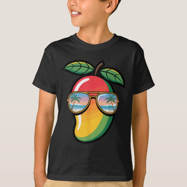 Cooles Mango-Kostüm für Männer Mango-Obst-Kostüm L T-Shirt (Vorderseite)