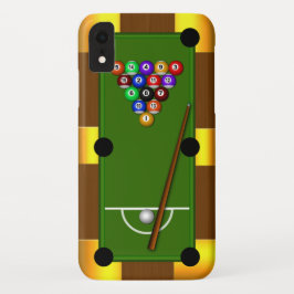 Cooles Mansardenschwimmbecken achter Billardstühle Case-Mate iPhone Hülle