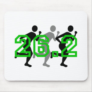 Cooles Marathon 26,2 Mousepad