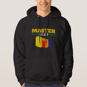 Cooles Master Builder Gebäude Blockbricks Toy Gif Hoodie
