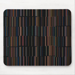 COOLES mehrfarbiges Streifenmuster Mousepad
