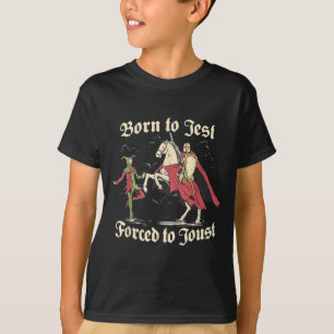 Cooles Meme Mittelalterliche Vintage-Grafik Ritter T-Shirt