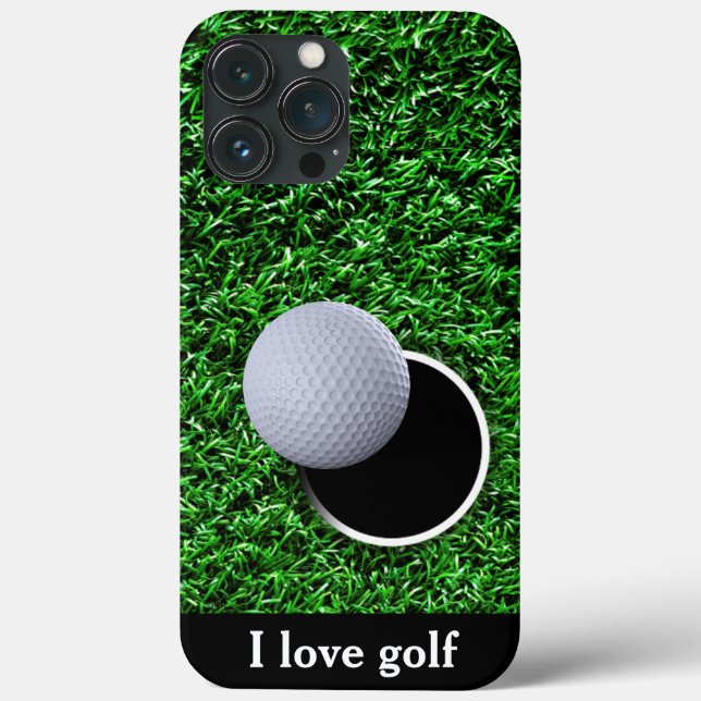 Cooles Men Golf Theme Business Case-Mate iPhone Hülle (Rückseite)