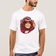 Cooles Metall-Affen-Männer-Grafik-T-Shirt Funky Su