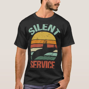 Cooles militärisches U-Boot mit stillem Dienst C T-Shirt