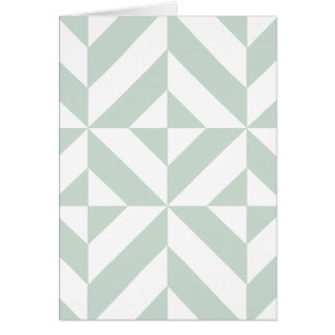 Cooles Mint Geometric Deko Cube Muster