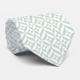 Cooles Mint Geometric Deko Cube Muster Krawatte