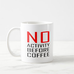 Cooles Mitarbeiter-Geschenk-Zitat keine Tätigkeit Kaffeetasse