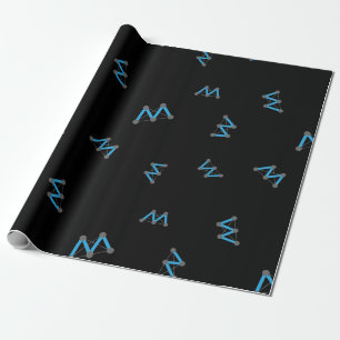 Cooles Moac Kryptowährungszeichen Geschenkpapier