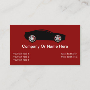 Cooles Modern Automotive Theme Visitenkarte