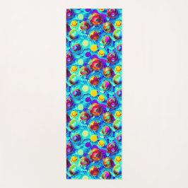 Cooles modernes abstraktes, farbiges Kristall Yogamatte