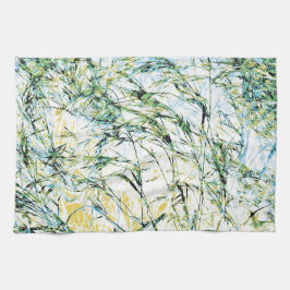 Cooles modernes Blumenmuster Blume Design Handtuch