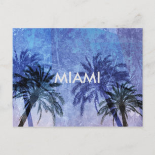 Cooles, modernes, einzigartiges Miami-Design Postkarte