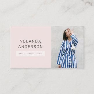 Cooles, modernes Foto für Stylist- Visitenkarte