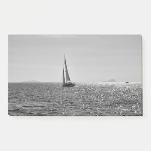 Cooles modernes Foto von Segelbooten im Sommer Post-it Klebezettel