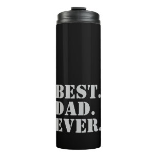 Cooles modernes Maskulindesign Bester Vater Thermosbecher
