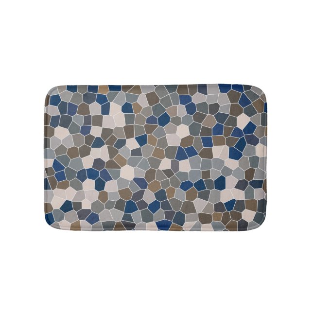 Cooles modernes Muster Badematte (Vorderseite)