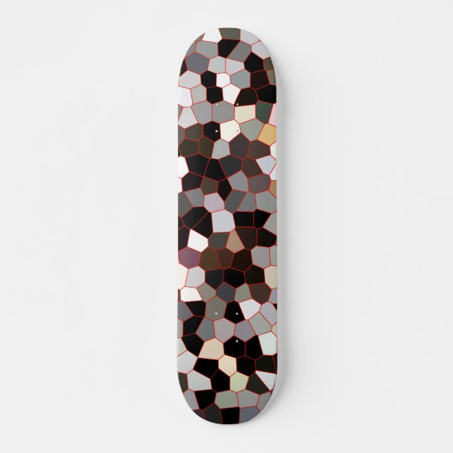 Cooles modernes Muster Skateboard (Vorne)