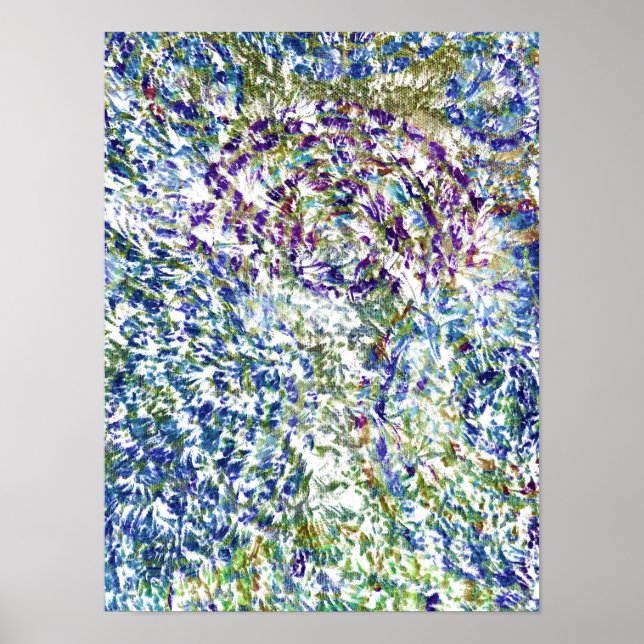 Cooles, modernes, trendiges, buntes, abstraktes Am Poster (Vorne)