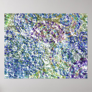 Cooles, modernes, trendiges, buntes, abstraktes Am Poster