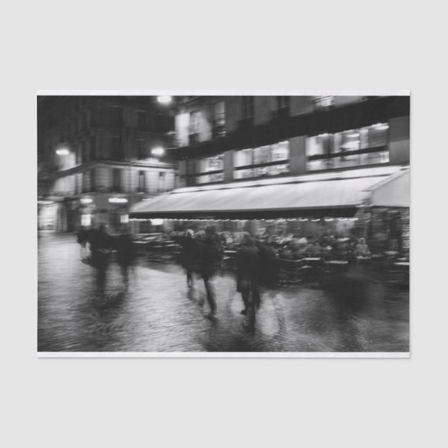 Cooles, modernes, urbanes Paris Seidenpapier (Vorderseite)