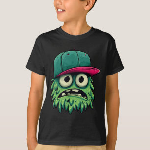 Cooles Monster mit Mütze für Snapback-Fans T-Shirt