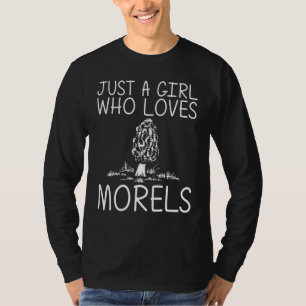 Cooles Morchel-Design für Mädchen Kinder Wilde Pil T-Shirt