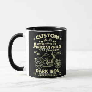 Cooles Motorrad Co 1973 Geburtstag Amerikanisches  Tasse