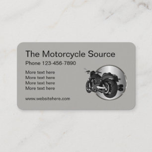 Cooles Motorrad-Thema Visitenkarte