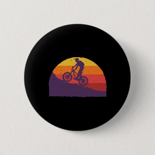 Cooles Mountainbiken für Männer Frauen Vintage-Rad Button