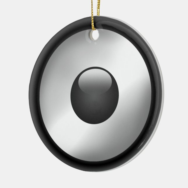 Cooles Musik-Lautsprecher-Design Keramikornament (Links)