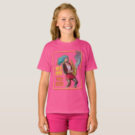 Cooles Musik Mädchen – Kühne Noten, Wildes Herz T-Shirt