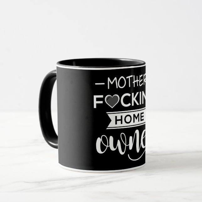 Cooles Mutter F-cking Tasse (Vorderseite Links)