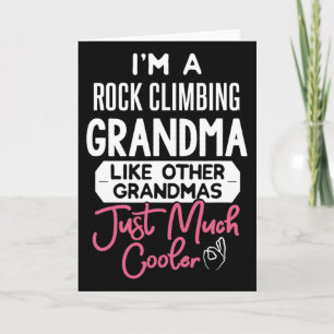 Cooles Muttertagsdesign Boulderen Oma Karte