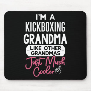 Cooles Muttertagsdesign Kickboxen Oma Mousepad