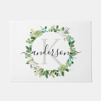 COOLES NACHFOLGREICHES WASSERFÖRDERMORMONOGRAMM FUßMATTE