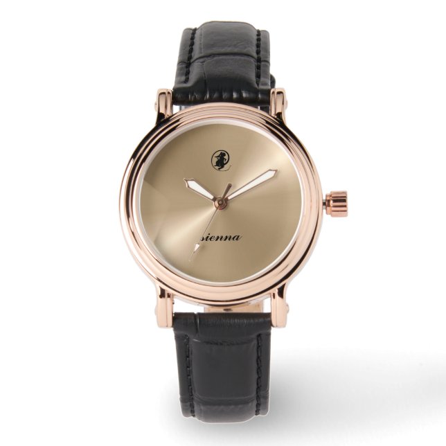 Cooles Nacre-Muster Armbanduhr (Vorderseite)