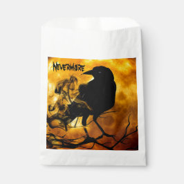 Cooles "Nevermore" Raven Orange Moon Black Specter Geschenktütchen