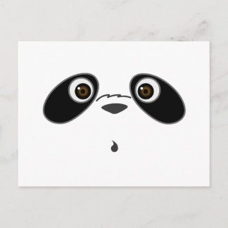 cooles niedliches Panda-Illustrationsdesign von Ka Postkarte