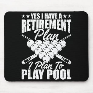 Cooles Ol Design Für Männer Frauen Billardliebhabe Mousepad