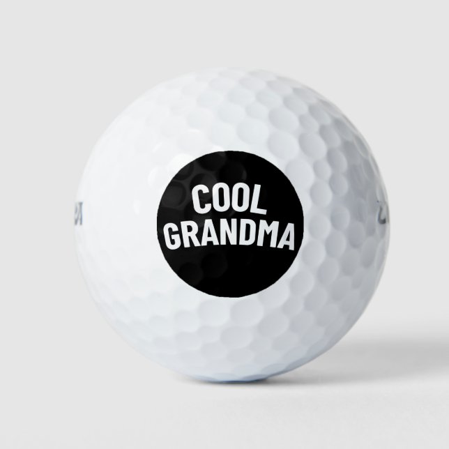 Cooles Oma Golfball (Vorderseite)