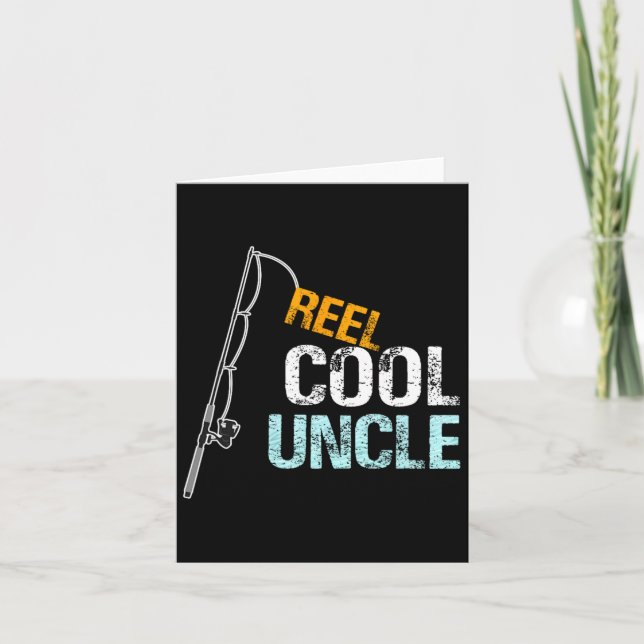 Cooles Onkel-Grafikkeilgeschenk aus Nichte oder N Karte (Vorderseite)