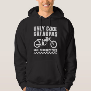 Cooles Opa-Motorrad Hoodie