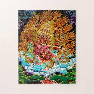 Cooles orientalisches Mandala thangka goss orienta Puzzle