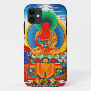 Cooles orientalisches tibetanisches thangka drei iPhone 11 hülle