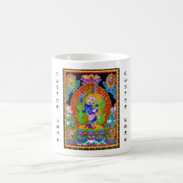 Cooles orientalisches tibetanisches thangka tasse