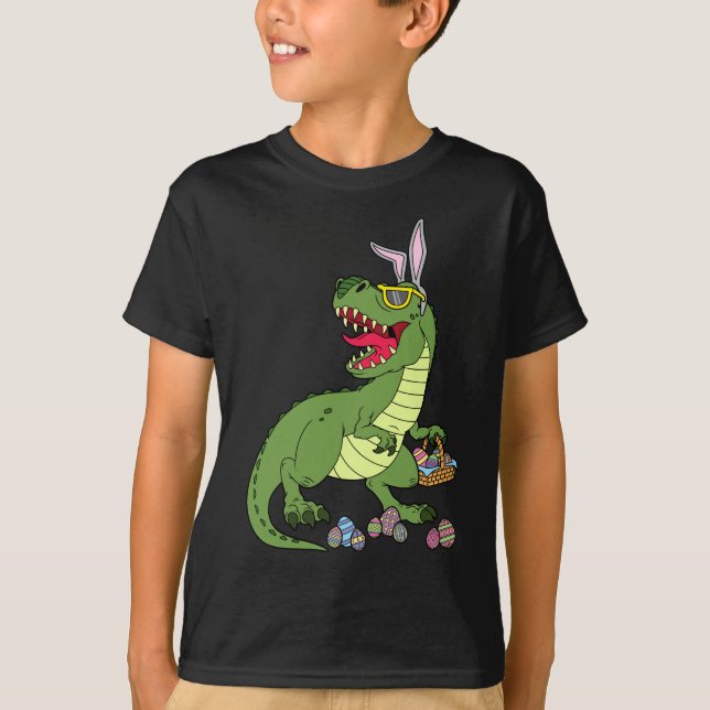 Cooles Ostern-Dinosaurier-Shirt-Geschenk für T-Shirt (Vorderseite)