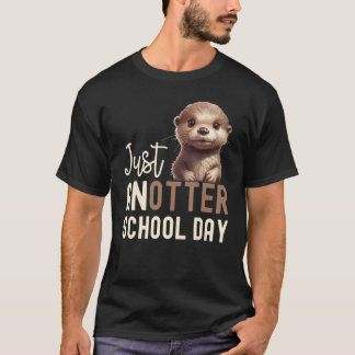 Cooles Otter für Jungen Mädchen Männer Kinder Vint T-Shirt