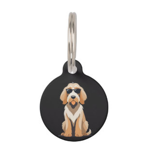 Cooles Otterhound mit Sunnien Haustiermarke