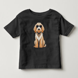Cooles Otterhound mit Sunnien Kleinkind T-shirt